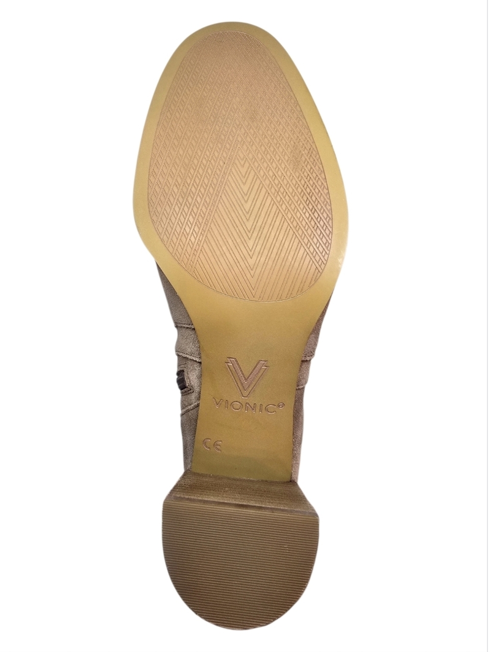 Vionic Vivette Suede Block Heel Bootie - Picture 3 of 4